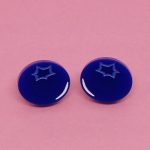 Boucles d'oreilles bleuet