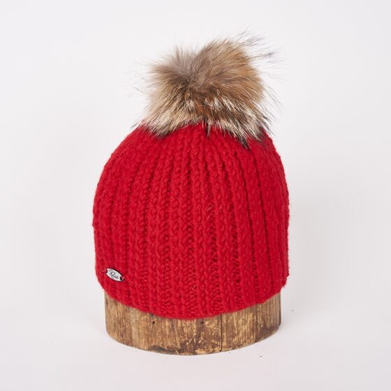 Tuque tricotée à la main