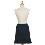 Denim blue ''De Vinci'' skirt