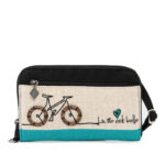 Petit sac portefeuille Vélo Aqua