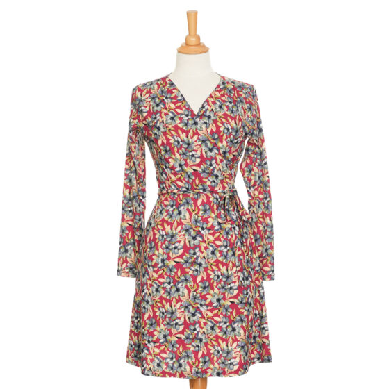 Robe Renoir Fleurs rouge