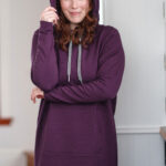 Eggplant ''Toulouse'' tunic