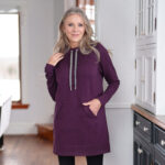 Eggplant ''Toulouse'' tunic