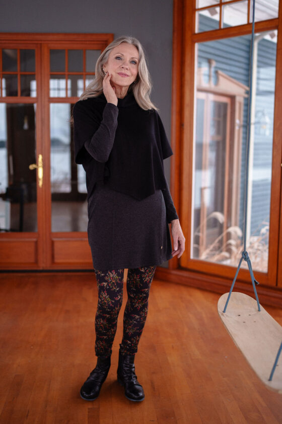 Charcoal ''Modigliani'' tunic