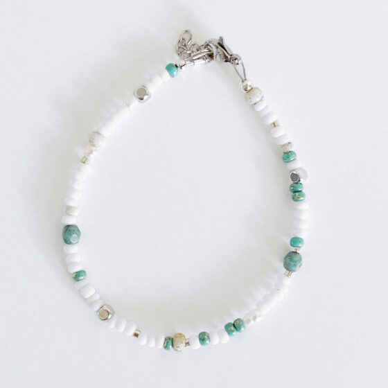Bracelet de perles assorties Vert