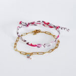 Bracelet liberty duo Or et rose