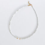 Collier de perles unies Sable