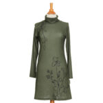 Khaki ''Aurèle'' dress