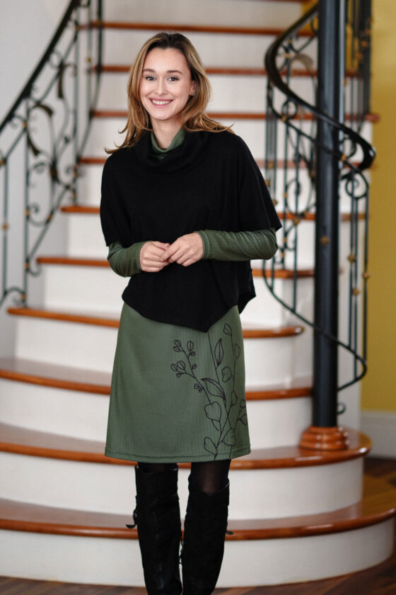 Khaki ''Aurèle'' dress