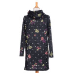 Robe Clarence Pois et fleurs