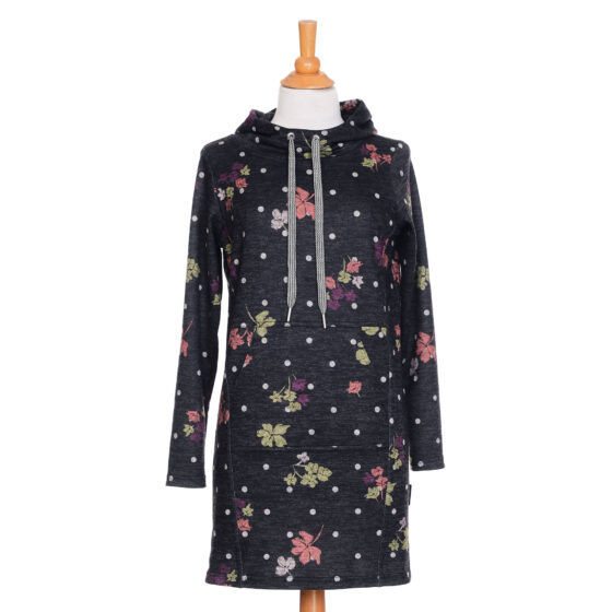 Dots and flowers ''Clarence'' dress