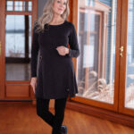 Charcoal ''Modigliani'' tunic