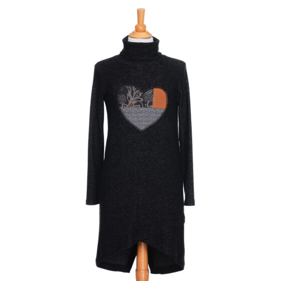 Charcoal ''Michel-Ange'' dress