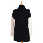 Black and sand ''Rembrandt'' tunic