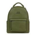 Sac à dos multifonction Le Maude en cuir vegan Olive