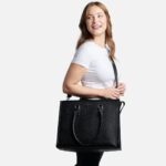 Sac fourre-tout Le Valentina en cuir vegan Noir