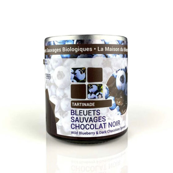 Tartinade de bleuets et chocolat noir