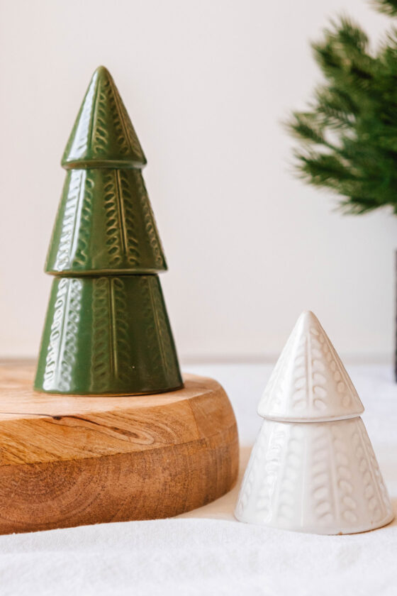 Bougie sapin vert