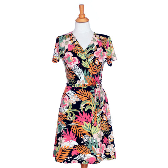 Tropical ''macarena'' dress