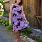 Paisley ''musette'' dress