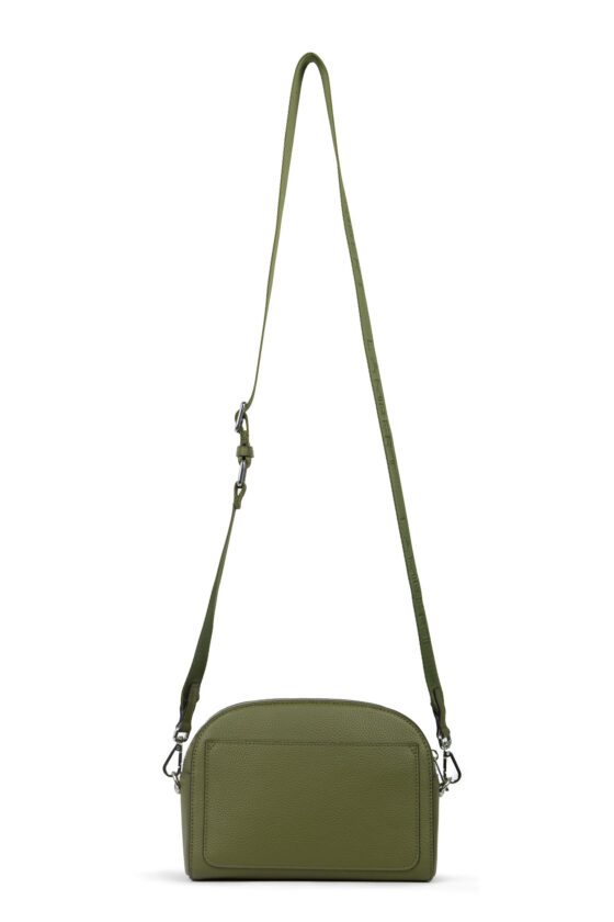 Sac à main à bandoulière Le Kayla en cuir vegan Olive