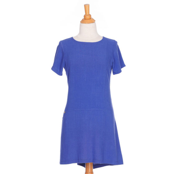 Periwinkle blue ''merengue'' tunic