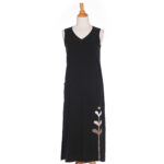 Robe 7/8 contemporaine Noir