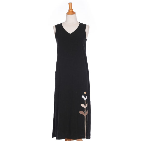 Black 7/8 ''contemporaine'' dress