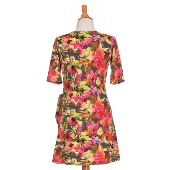 Floral ''cha-cha-cha'' dress