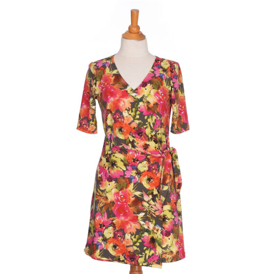 Floral ''cha-cha-cha'' dress