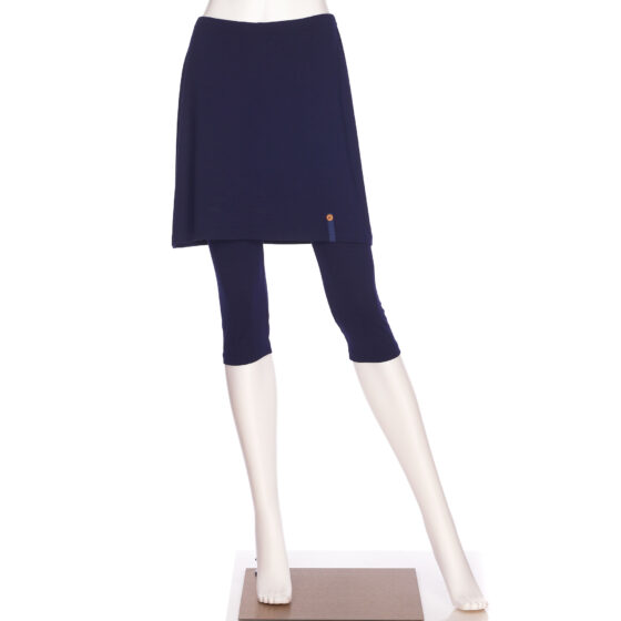 Navy ''Éva'' legging-skirt