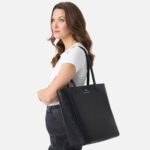 Sac fourre-tout Le Claire en cuir vegan Noir