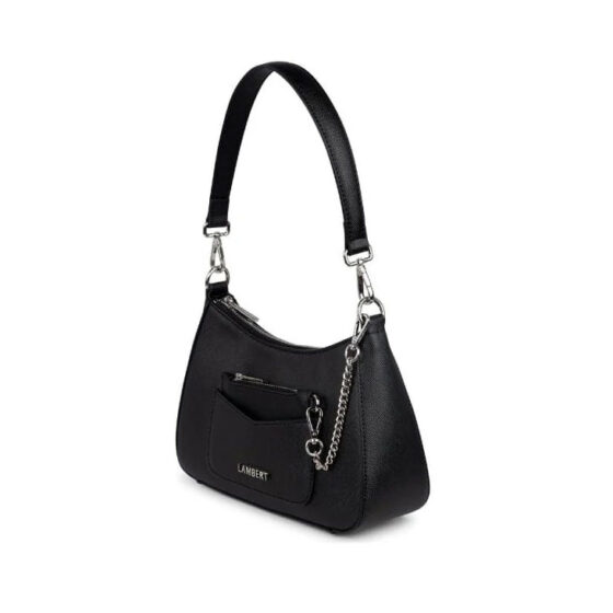 Sac à main 2-en-1 Le Nicole en cuir vegan Noir