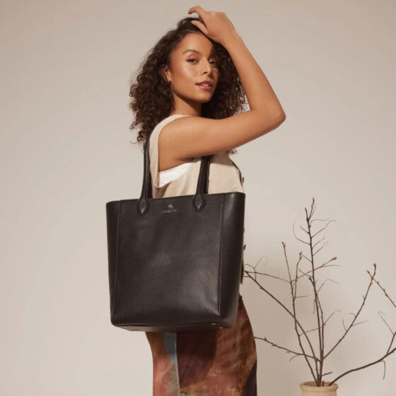 Sac fourre-tout Le Claire en cuir vegan Noir