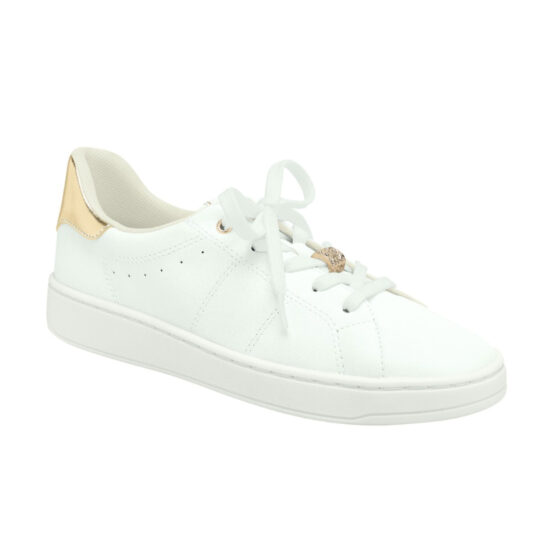 Soulier chic Blanc et or