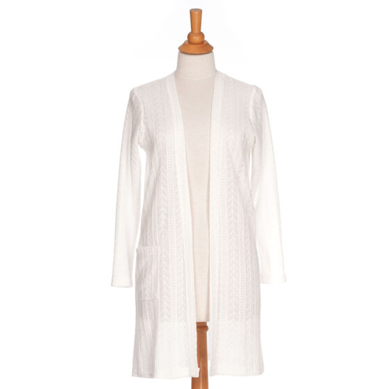 Natural white ''rythme'' jacket